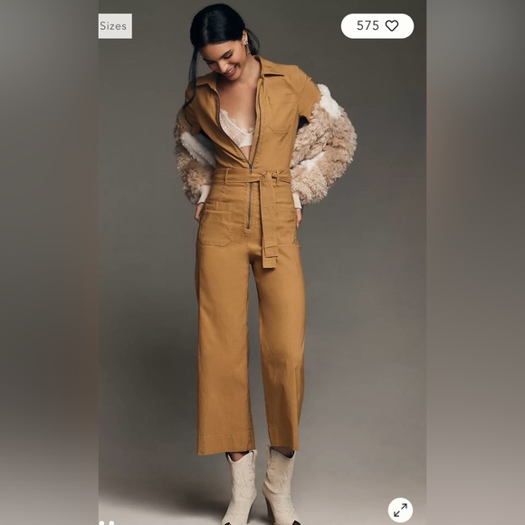 Anthropologie Pants - NWT $178 Anthropologie The Colette Weekend Jumpsuit by Maeve 6P
